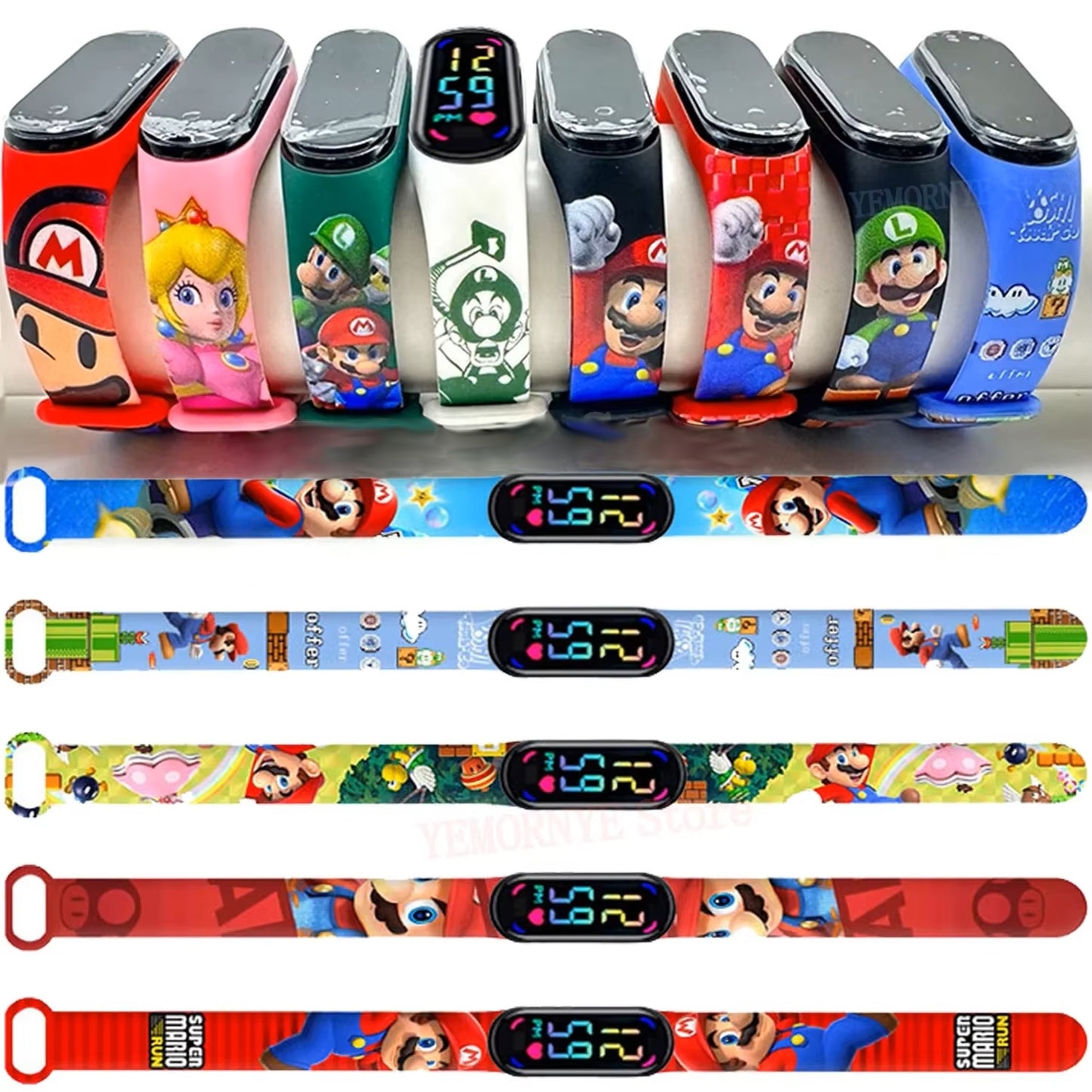 Montre Digitale - Mario