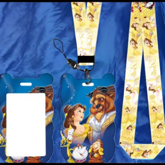Porte Carte & Tour de cou - Disney - La belle et la bête