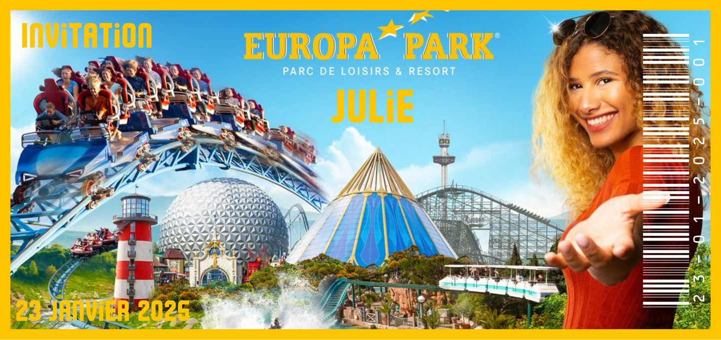 Billet Surprise - Europa Park (Version 2)