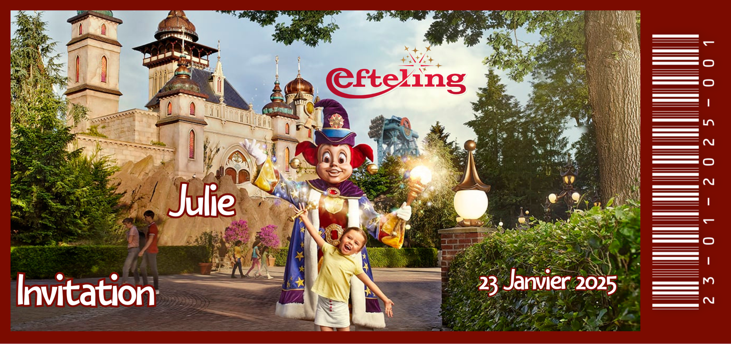 Billet Surprise - Parc Efteling (Pays Bas)