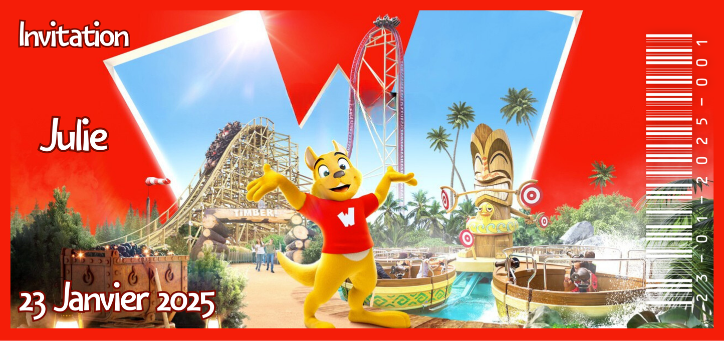 Billet Surprise - Parc Walibi