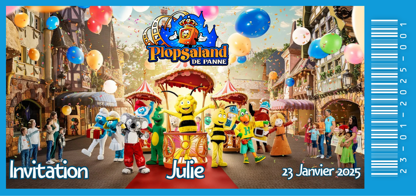 Billet Surprise - Plopsaland de Panne (Belgique)