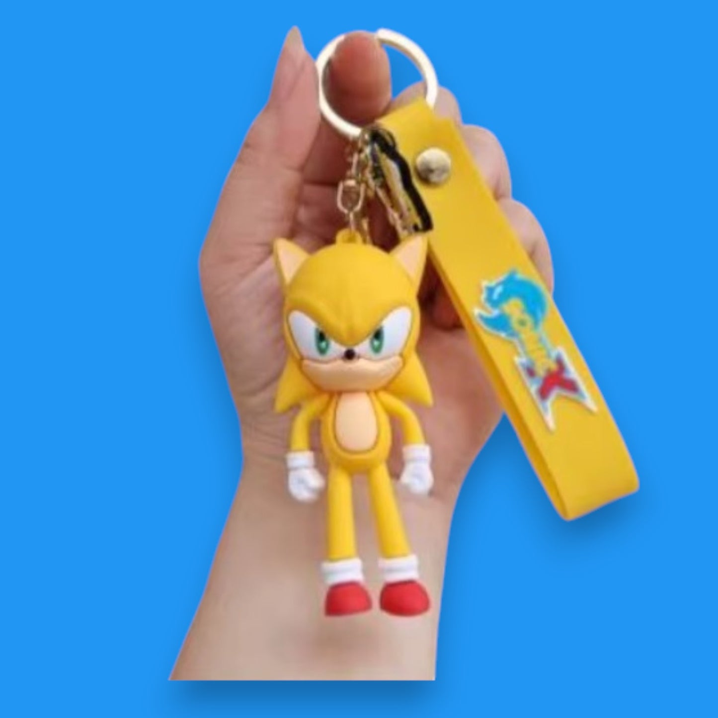 Porte Clef 3D - Sonic (Jaune)