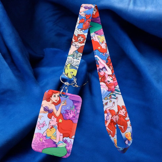 Porte Carte & Tour de cou - Disney - La petite sirène