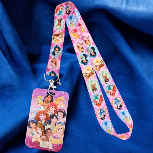 Porte Carte & Tour de cou - Disney - Princesses