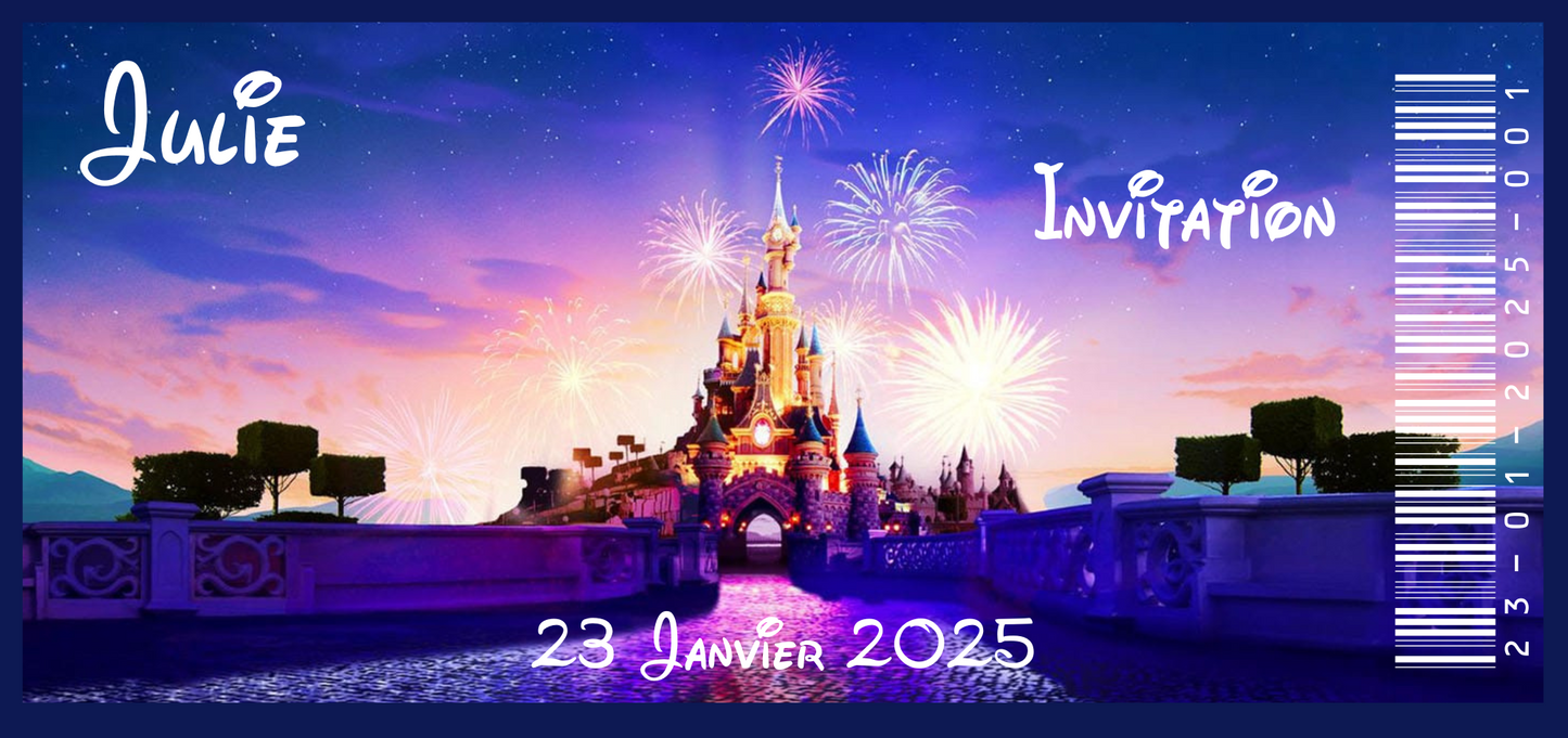 Billet Surprise - Disneyland Paris CLASSIQUE (Version 2)