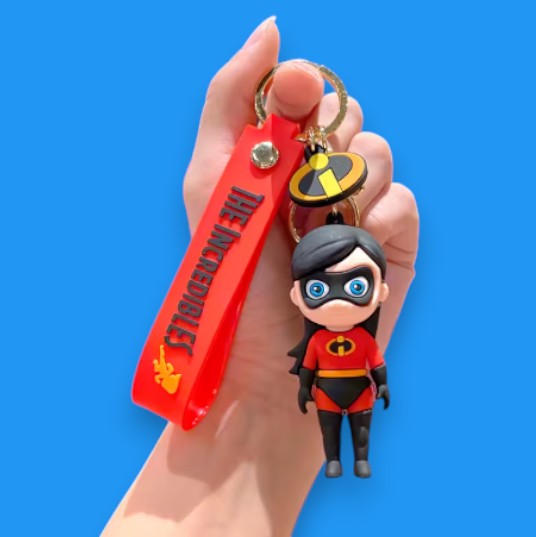 Porte Clef 3D - Les indestructibles (Violette)