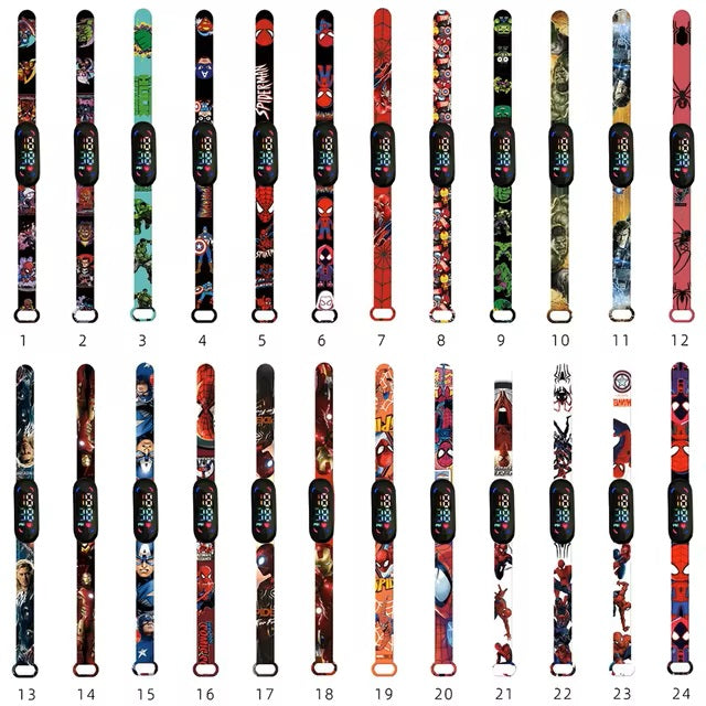 Montre Digitale - Marvel