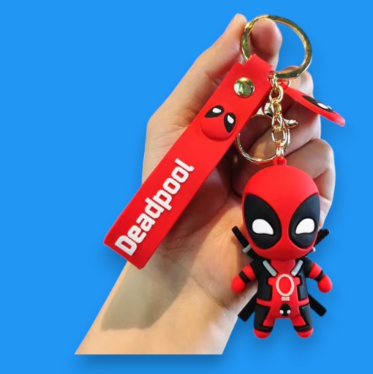 Porte Clef 3D - Marvel - Deadpool (Noir)