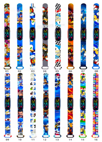 Montre Digitale - Sonic