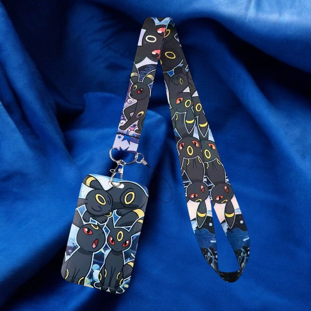 Porte Carte & Tour de cou - Pokemon (Noctali)