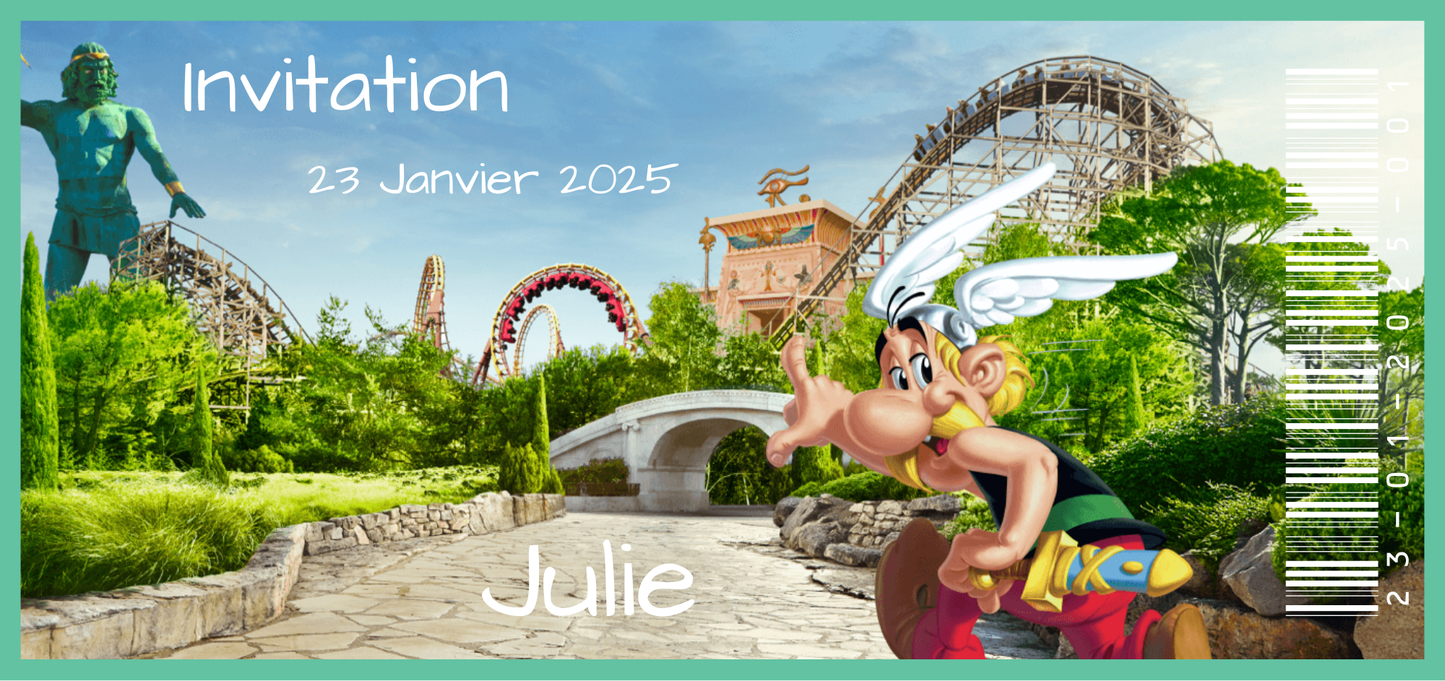 Billet Surprise - Parc Astérix (Version 2)