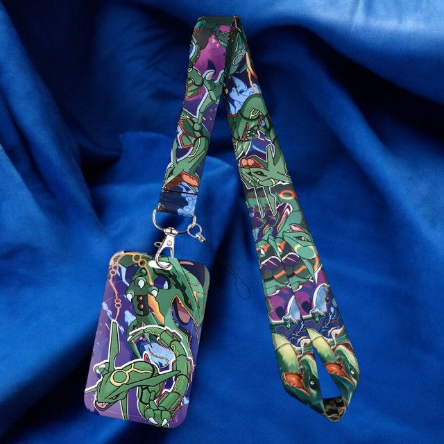 Porte Carte & Tour de cou - Pokemon (Rayquaza)
