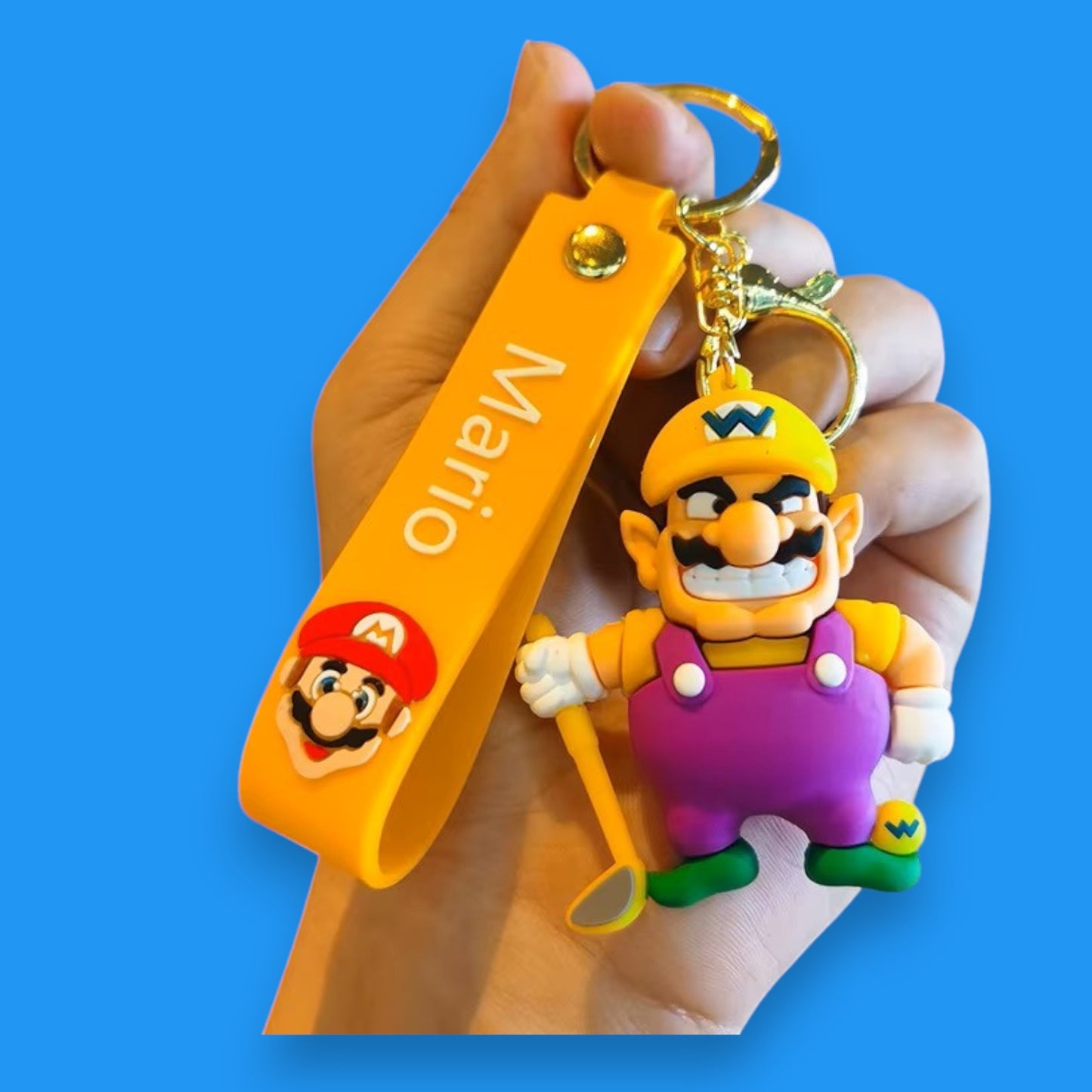 Porte Clef 3D - Super Mario - Wario