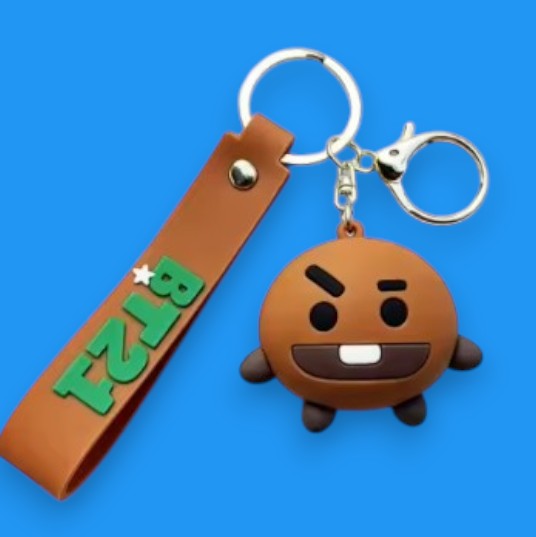 Porte Clef 3D - BT21 - Shooky (Suga)