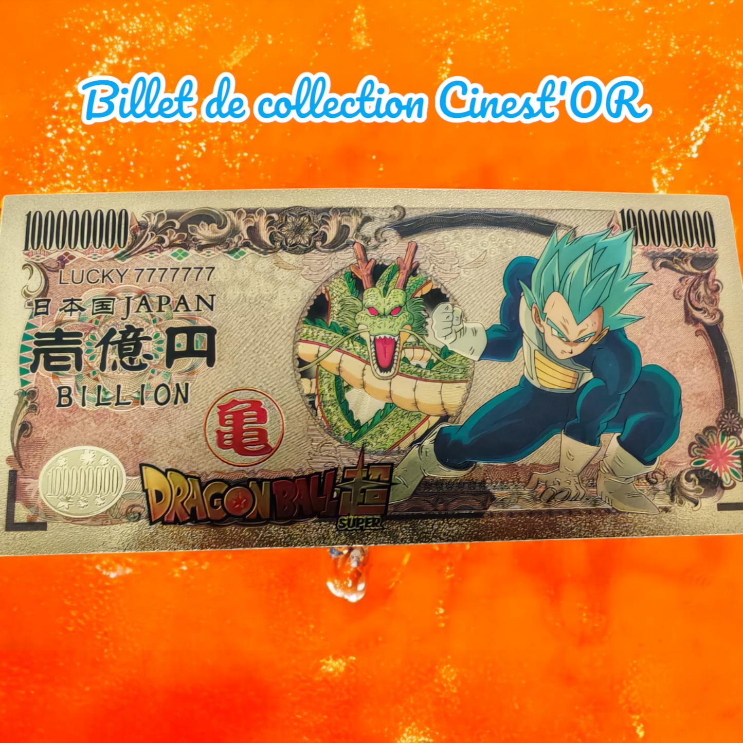 Billet Cinest'OR - DRAGON BALL Z
