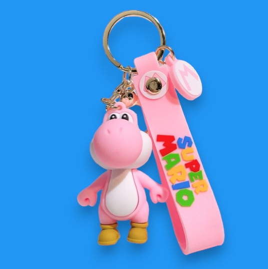 Porte Clef 3D - Super Mario (Yoshi Rose)