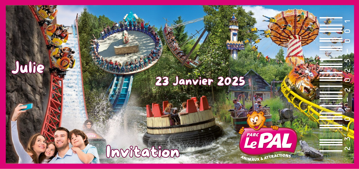 Billet Surprise - Zoo du pal