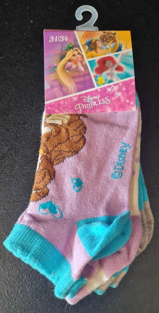 Lot de 3 Chaussettes - Princesses Disney