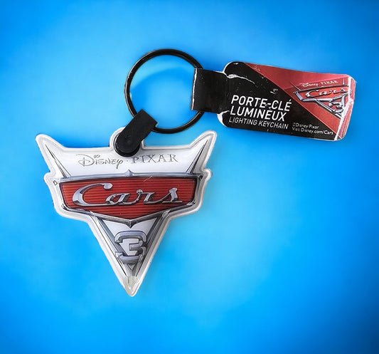 Porte clef 2D - Lumineux - Logo Cars 3