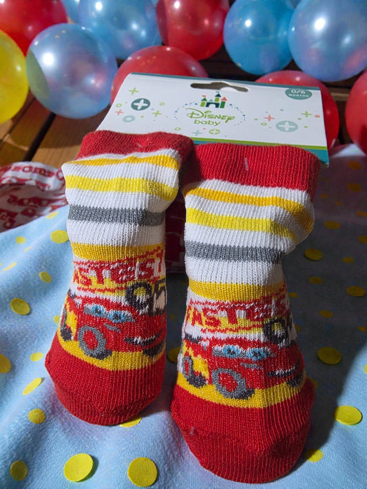 Chaussettes bébé - Cars (Rouge)