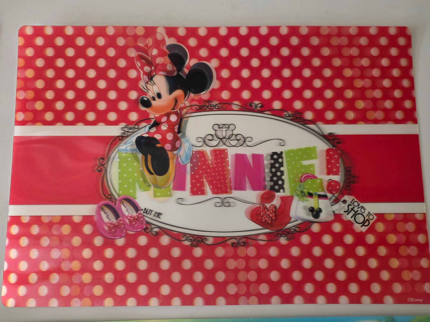 Sous Main 3D - Minnie