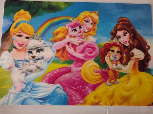 Sous Main 3D - Princesses