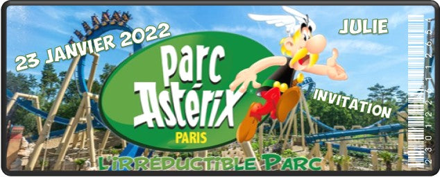 Billet Surprise - Parc Astérix