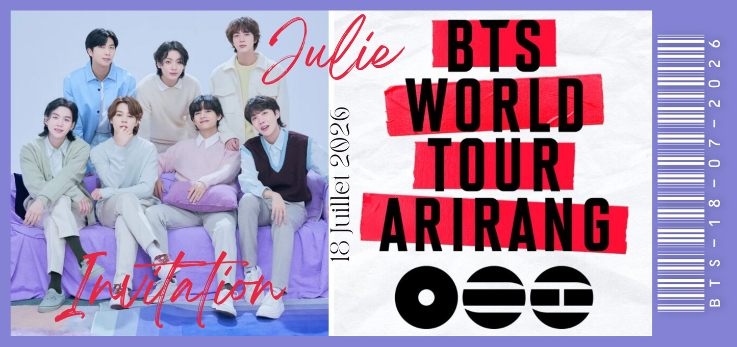 Billet Surprise - Concerts, Voyages & Evenements