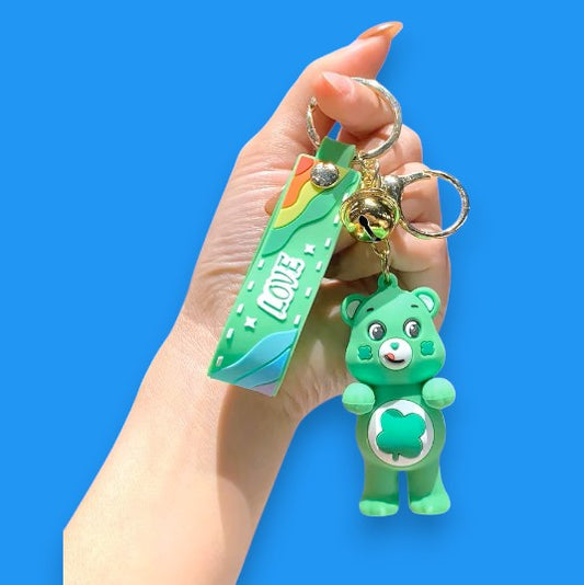 Porte Clef 3D - Bisounours (Vert)