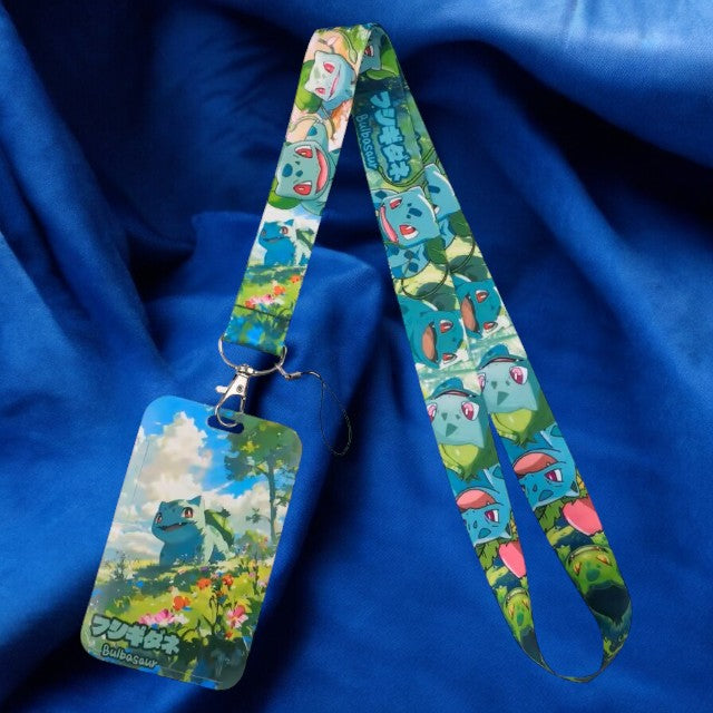 Porte Carte & Tour de cou - Pokemon (Bulbizarre)