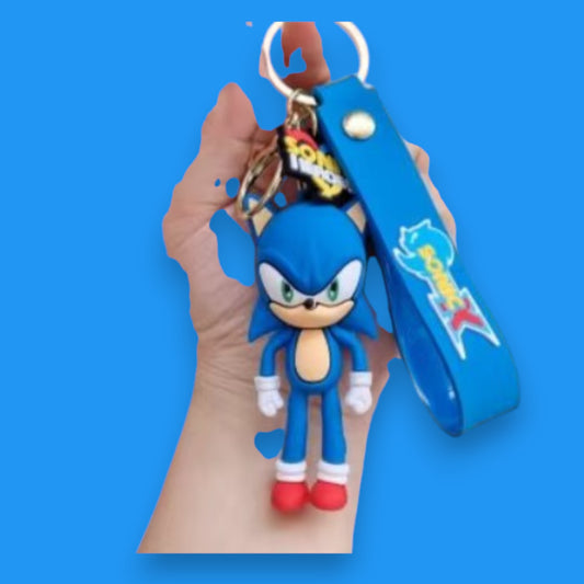Porte Clef 3D - Sonic (Bleu Clair)