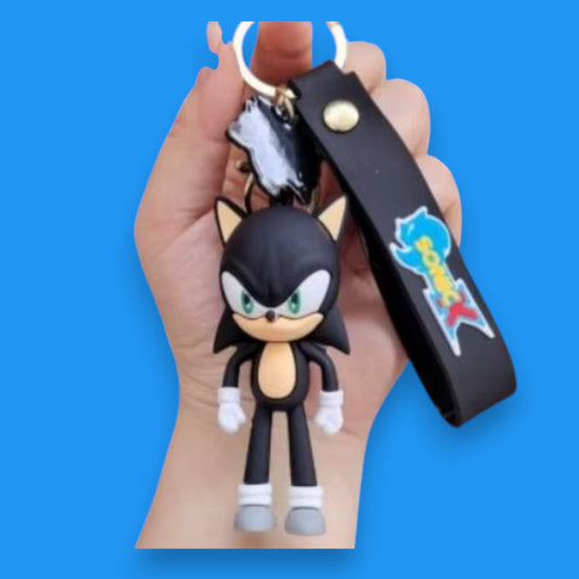 Porte Clef 3D - Sonic (Noir)