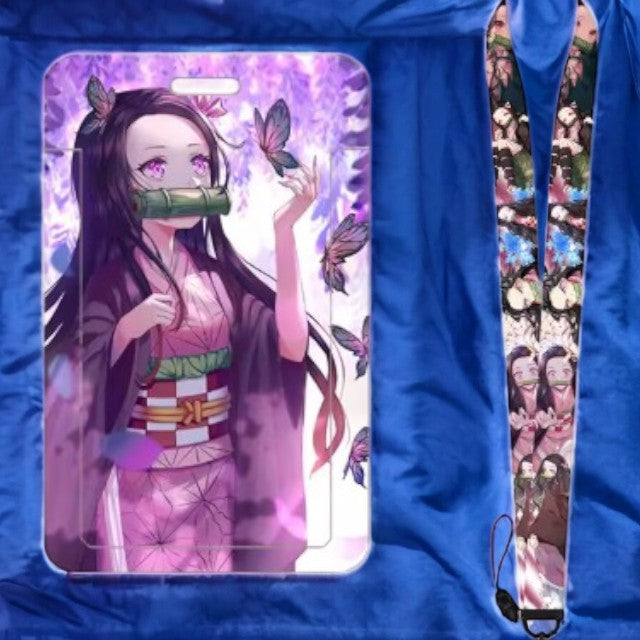 Porte Carte & Tour de cou - Demon Slayer
