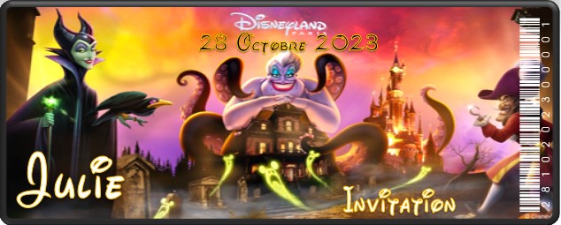 Billet Surprise - Disneyland Paris (Halloween)