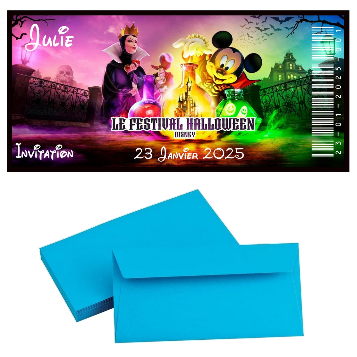 Billet Surprise - Disneyland Paris HALLOWEEN (Version 1)