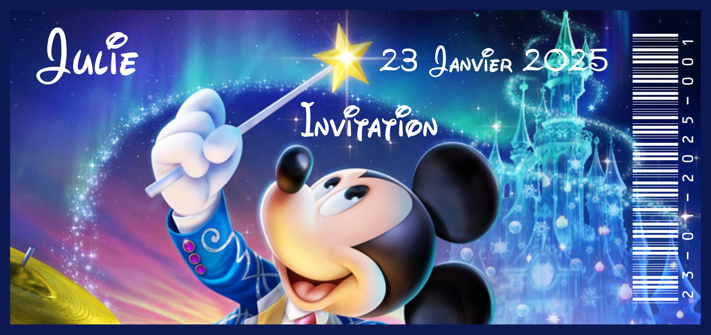 Billet Surprise - Disneyland Paris CLASSIQUE (Version 1)