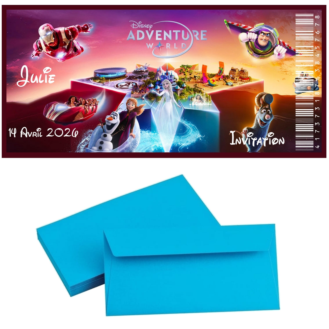 Billet Surprise - Disneyland Paris - Adventure World