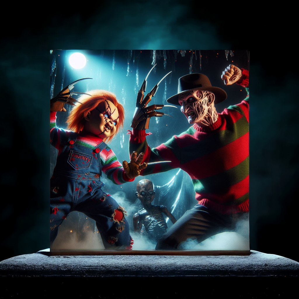 Canvas coton - Freddy Vs Chucky