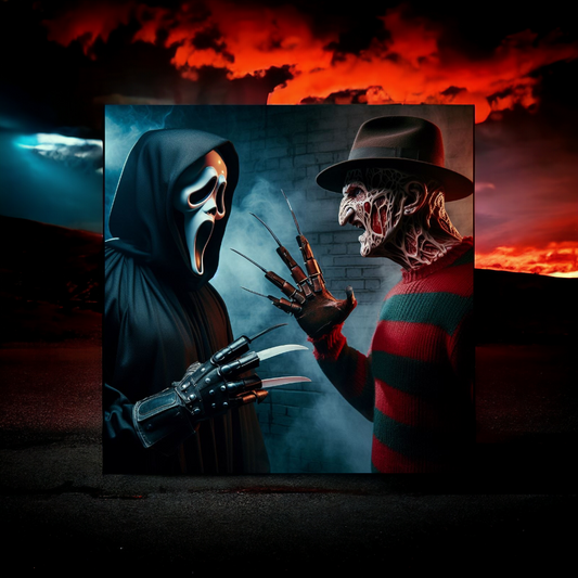 Canvas coton - Freddy Vs Ghostface