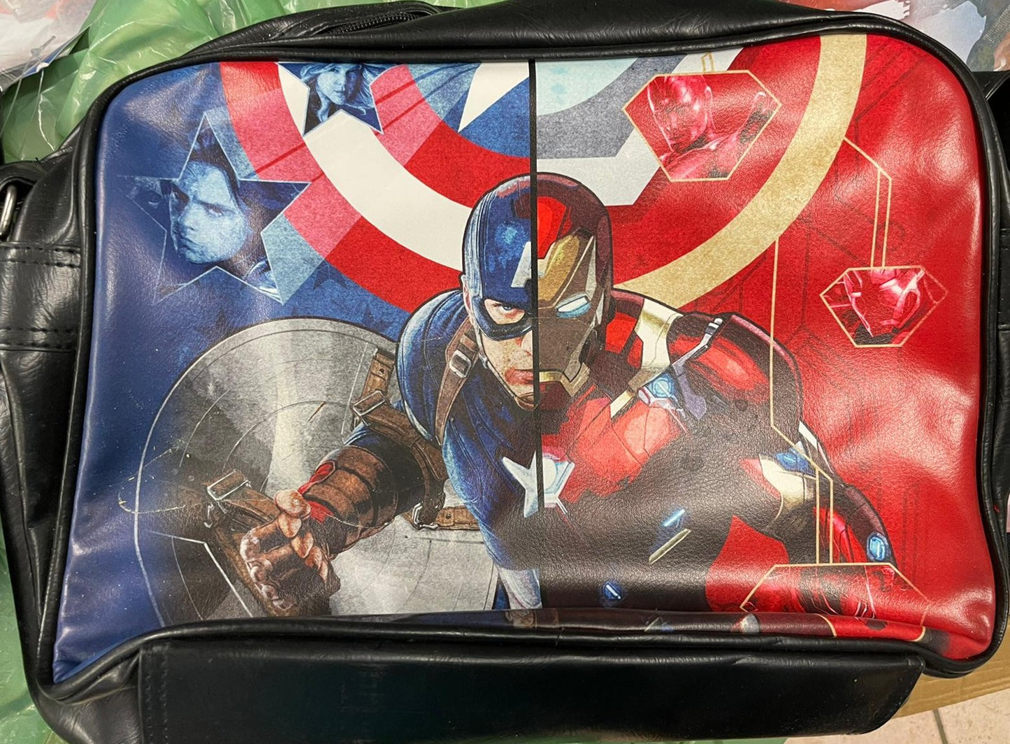 Sac à bandoulière - Captain America / Iron Man