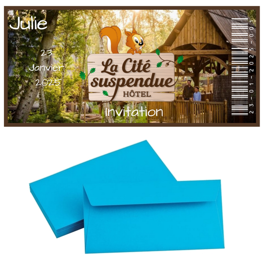 Billet Surprise - Hôtel Astérix - La cité suspendue