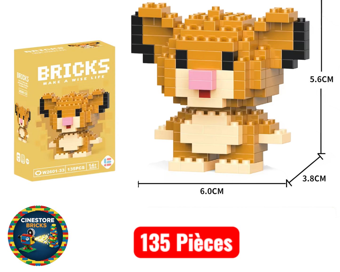 Bricks - Le roi lion - Simba