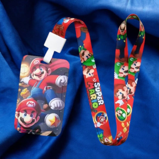 Porte Carte & Tour de cou - Super Mario (V2)