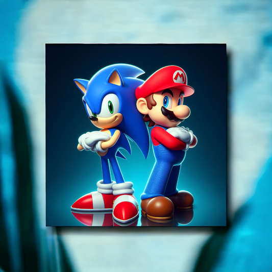 Canvas coton - Mario et Sonic V3