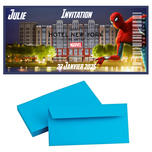Billet Surprise - Hôtel Disney - New York Art of Marvel