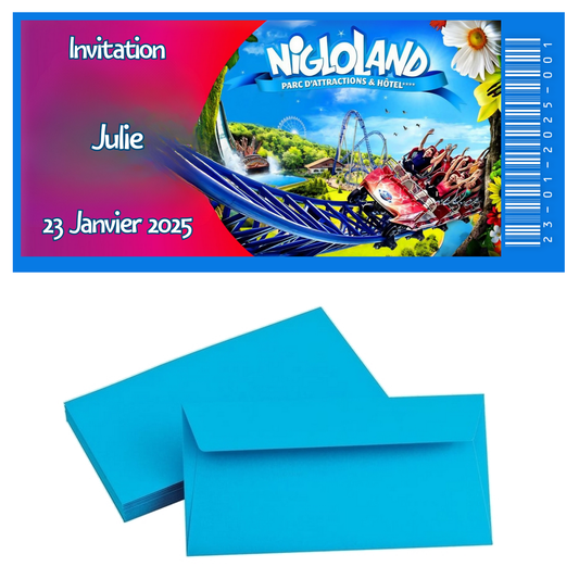 Billet Surprise - Parc Nigloland (Version 2)
