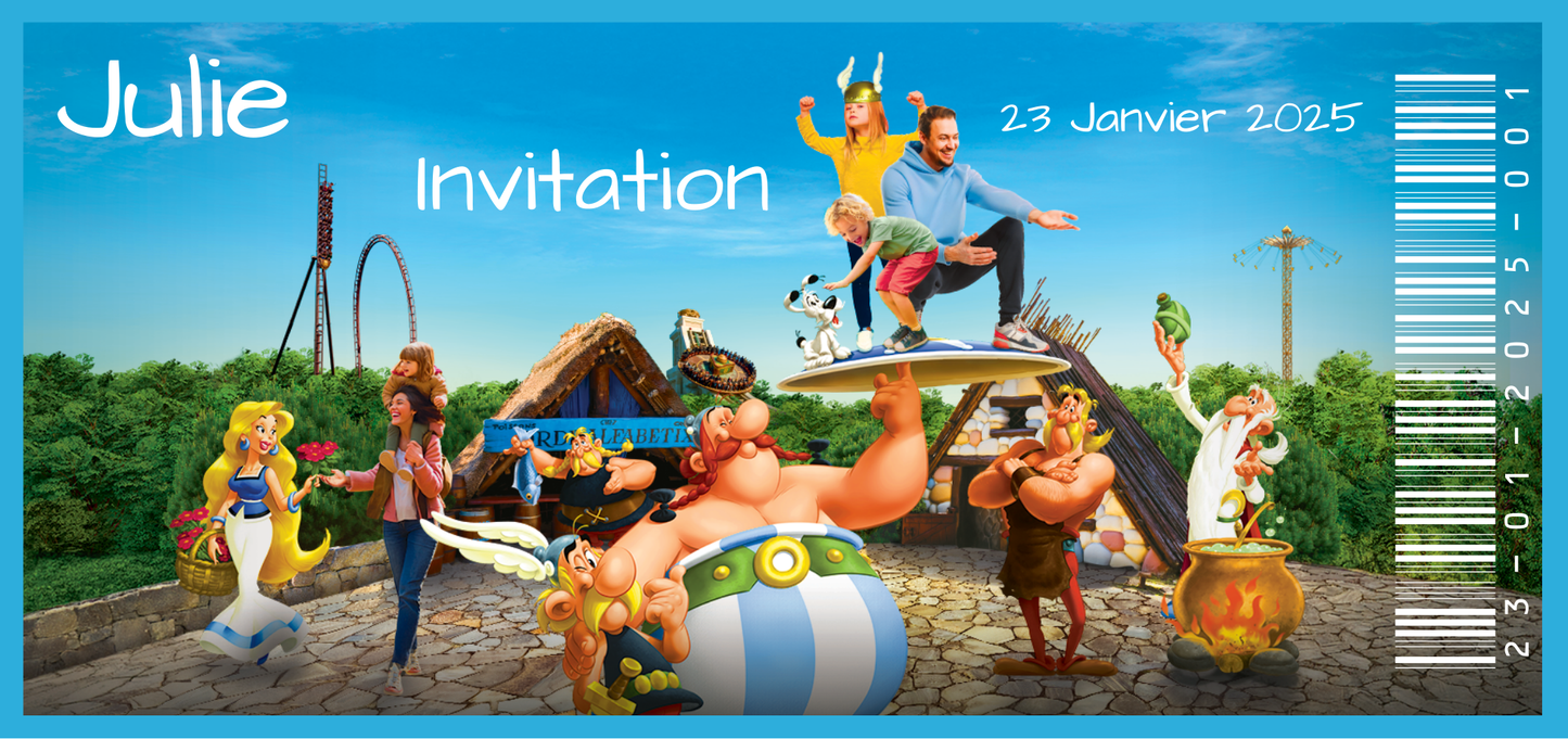 Billet Surprise - Parc Astérix (Version 3)