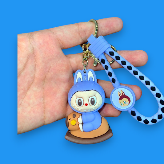 Porte Clef 3D - Labubu (Bleu) (V1)