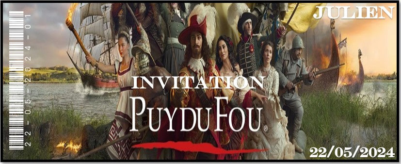 Billet Surprise - Puy du fou (V2)